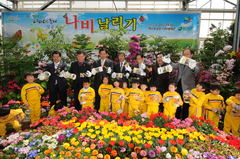 제15회 함평나비대축제 성공기원 나비날리기(2013.3.20)