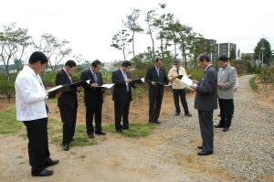 수목전시 및 판매장 현지확인